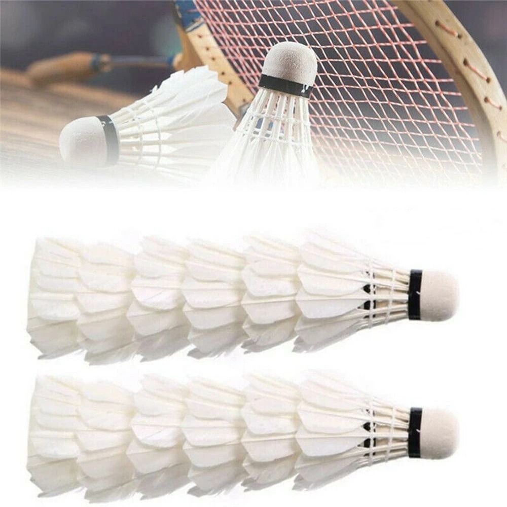 Badminton Event - 3/6/12Pcs New White Badminton Shuttlecock Durable