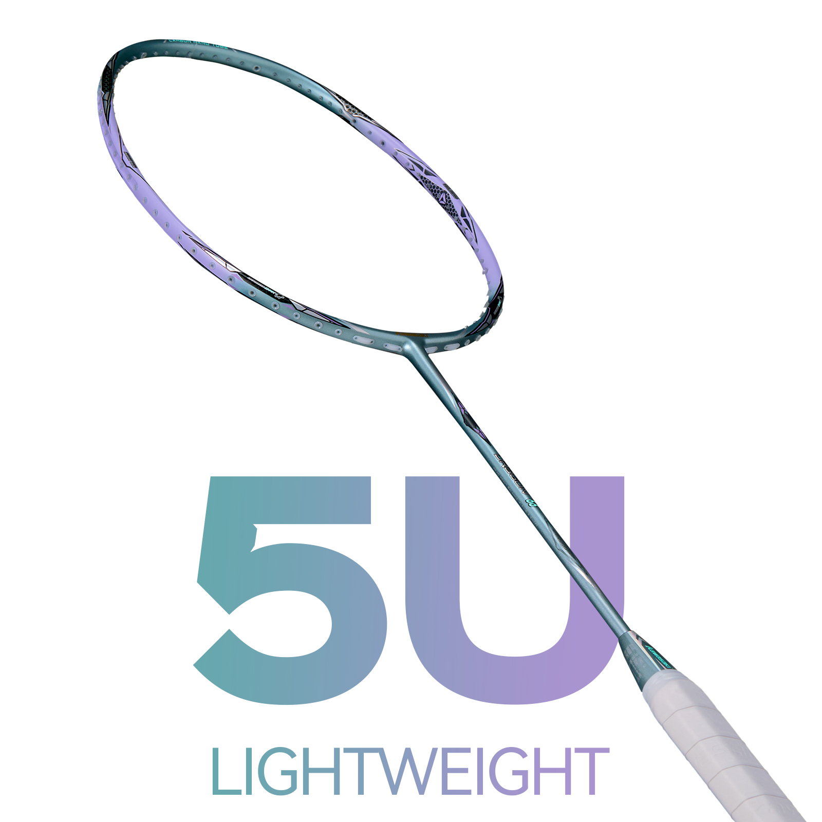 Badminton Raket - Kawasaki Badminton Racket Professional 5U Ultra-light