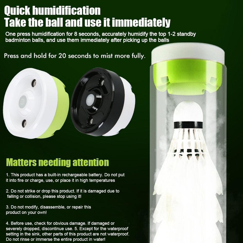 Badminton Background - Feather Shuttlecock Humidifier Portable Badminton Shuttlecocks