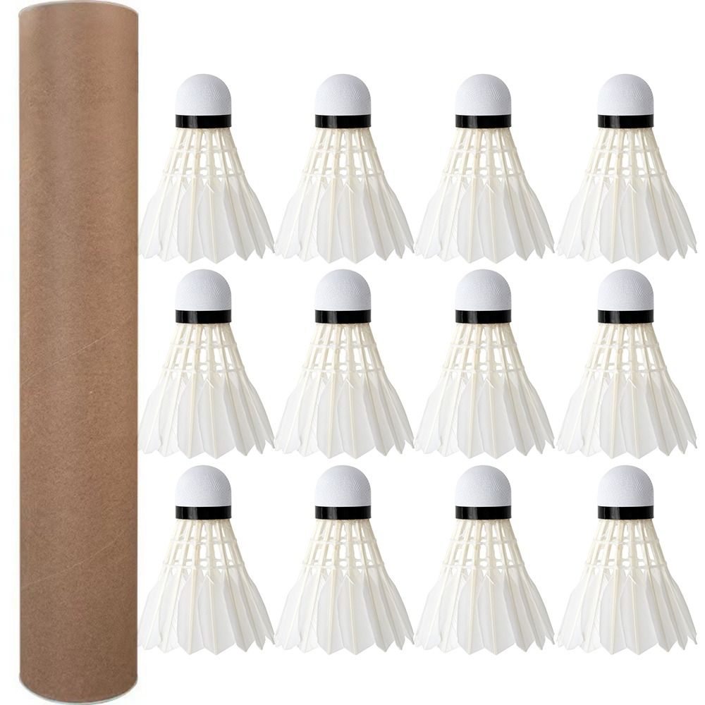 Badminton Event - 3/6/12Pcs New White Badminton Shuttlecock Durable