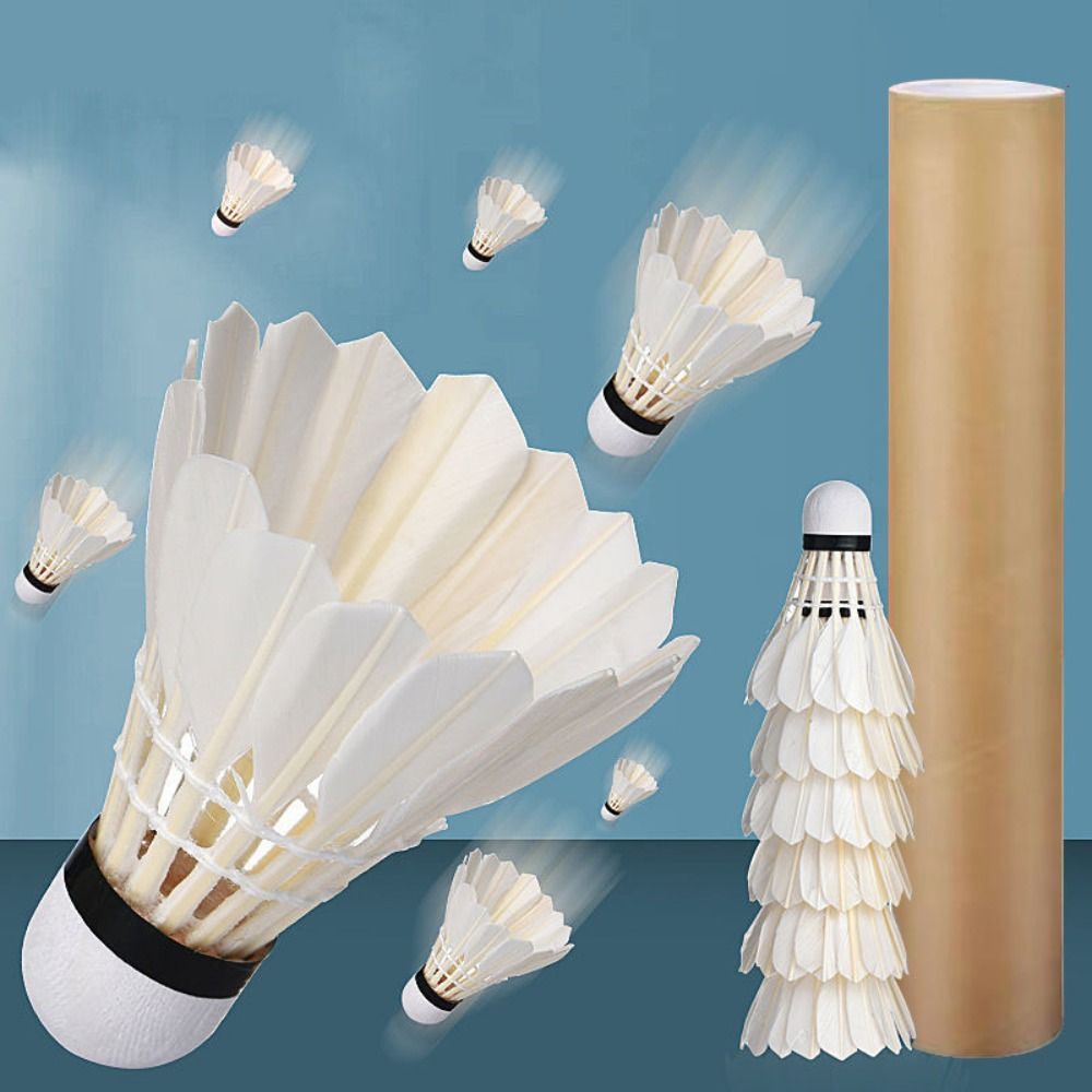Badminton Event - 3/6/12Pcs New White Badminton Shuttlecock Durable