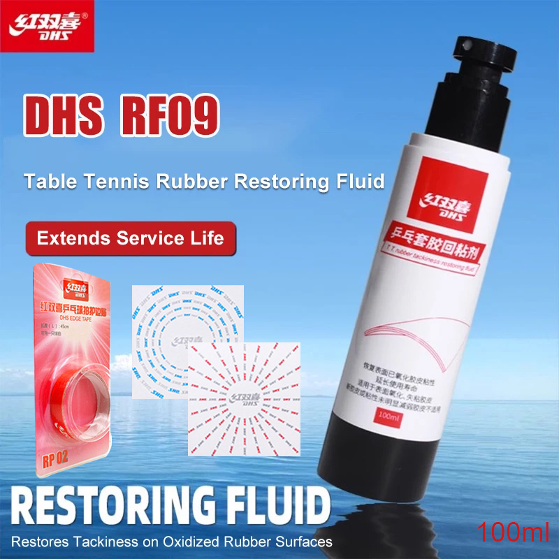 DHS 100ml Table Tennis Rubber  - Badminton Background ulasan dan harga