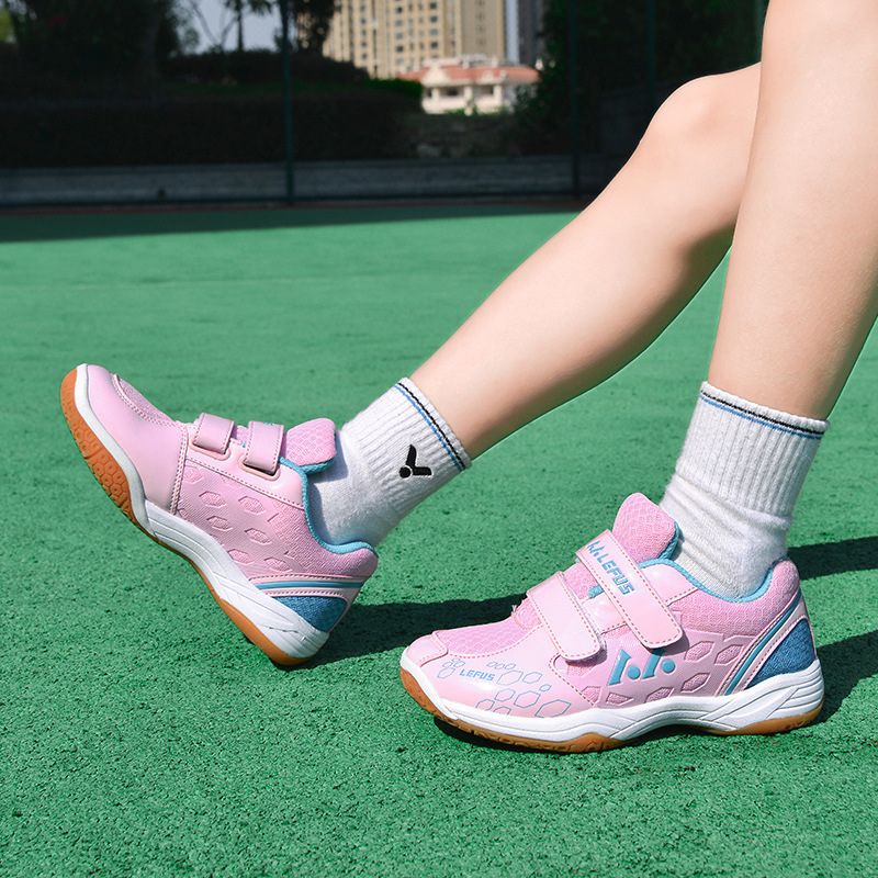 Boy Girl Small Size 28-37 Badm - Shoe Non Slip Badminton ulasan dan harga
