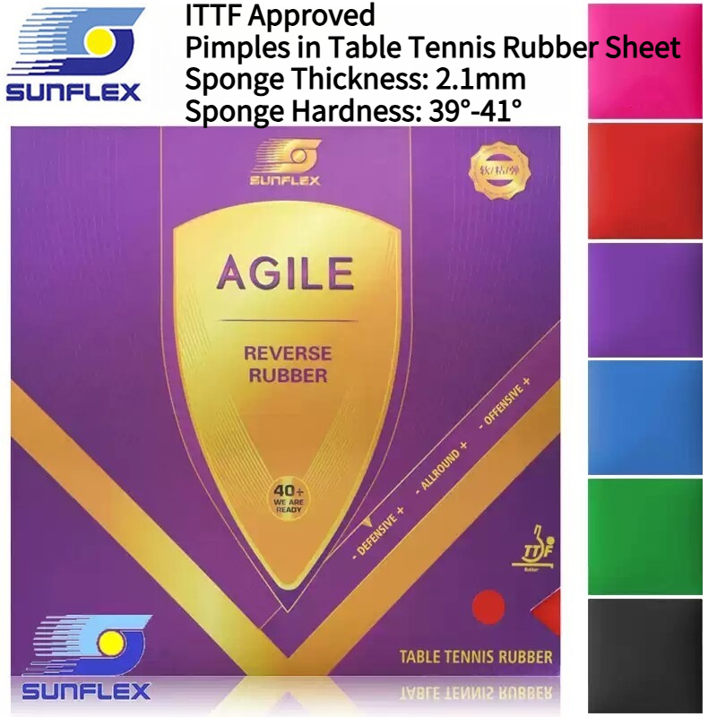 SUNFLEX AGILE Colorful Table T - Badminton Background ulasan dan harga