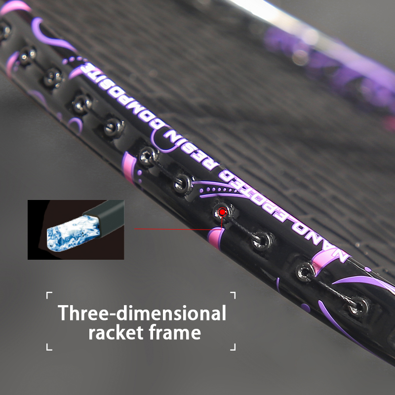New Style V-shape 100% Carbon  - Badminton Raket ulasan dan harga