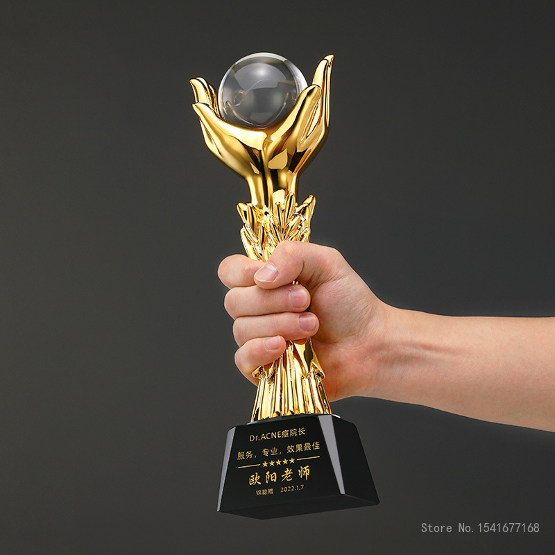 Customized Resin Trophy, High- - Badminton Cup ulasan dan harga