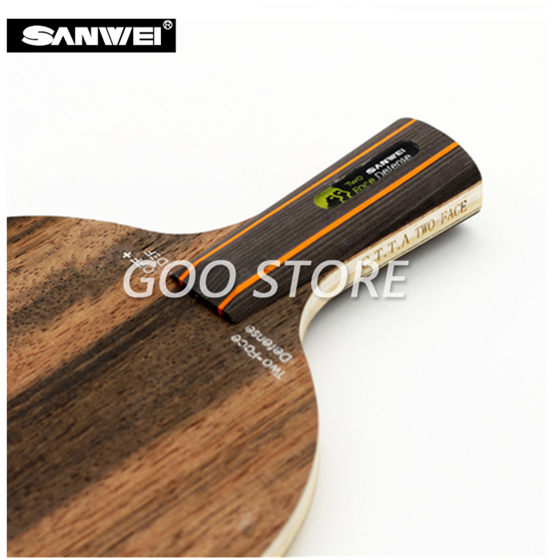 SANWEI TWO FACE DEFENSE Table  - Badminton Background ulasan dan harga