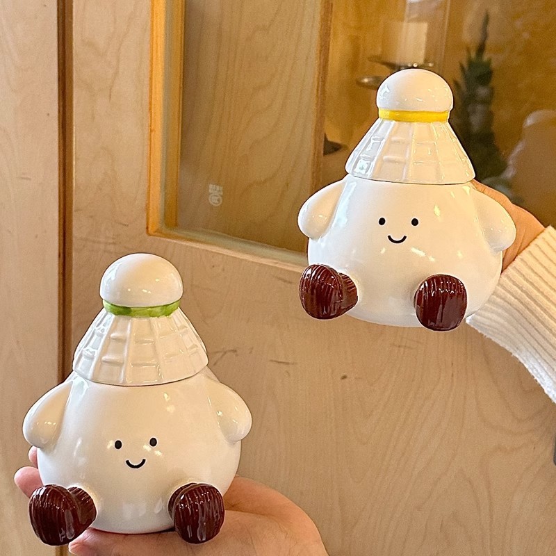 Cute Badminton Water Cup with  - Badminton Cup ulasan dan harga