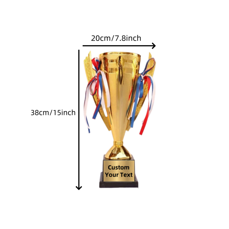 11/15inch Tall Gold Cup Trophy - Badminton Cup ulasan dan harga